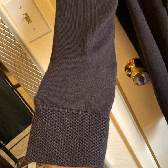 NWOT JM Collection Chocolate Brown, Wide Collar Drapes to Front. Size PXXL. - Picture 8 of 14